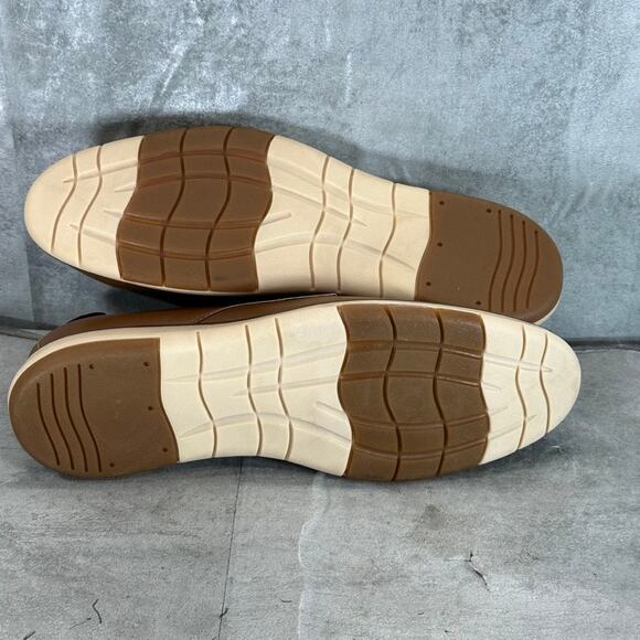 VANCE CO. Men's Tan Thad Faux-Leather Lace-Up Oxfords SZ 13 - Picture 9 of 12